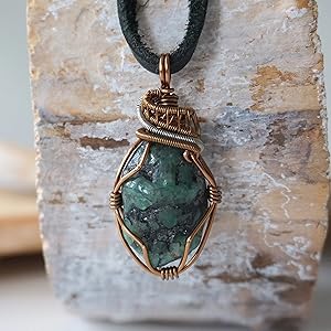 Amazon.com: NEW Designs by Nature Gems Handmade Emerald